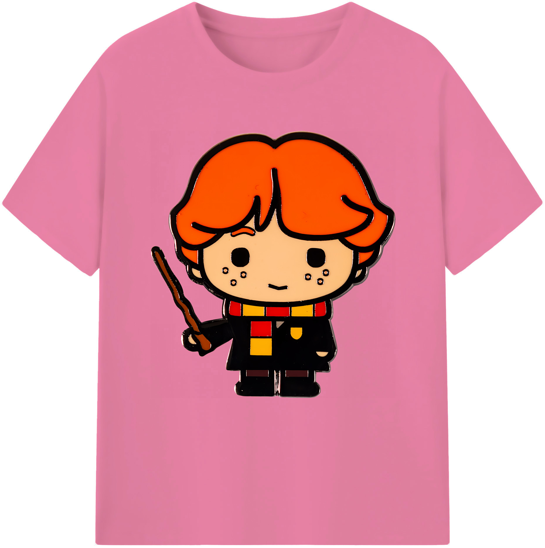 （画像用） Harry Potter ハリー・ポッターシリーズ 綿100％半袖Tシャツ（フロントプリント）